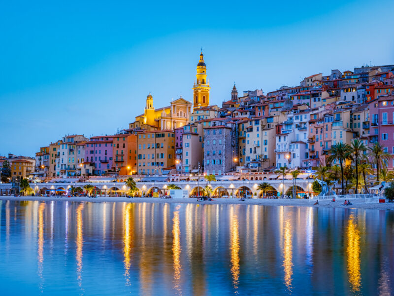 View,On,Old,Part,Of,Menton,,Provence-alpes-cote,D’azur,,France,Europe