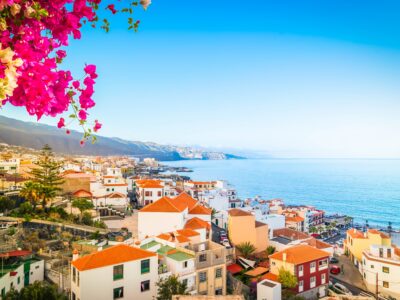 Candelaria,Town,And,Atlantic,Ocean,In,Tenerife,,Islas,Canarias,Spain