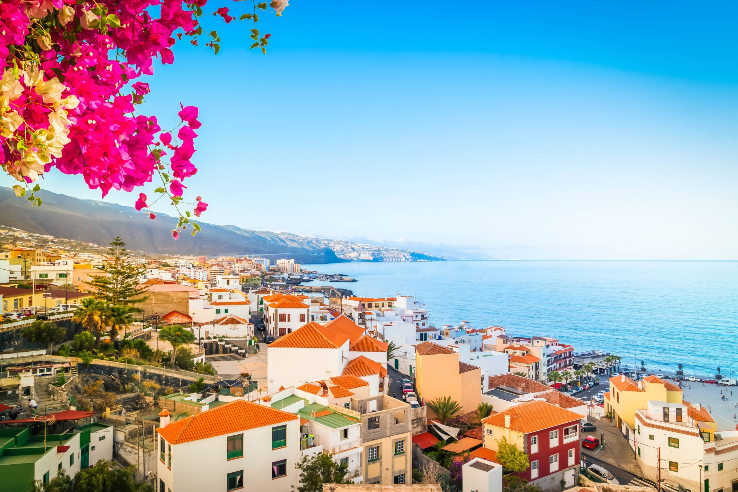 Candelaria,Town,And,Atlantic,Ocean,In,Tenerife,,Islas,Canarias,Spain
