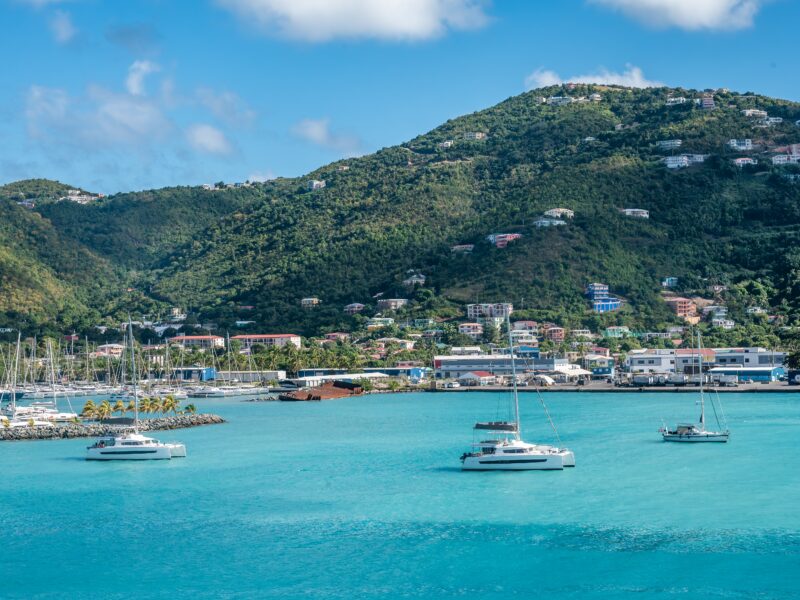 Beautiful,View,Of,Road,Town,Harbor,In,Tortola,,British,Virgin