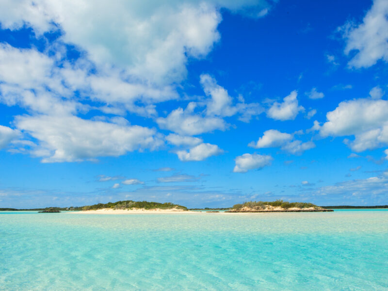 A,Pristine,,Tropical,Beach,In,The,Bahamas.,Located,Near,Norman’s