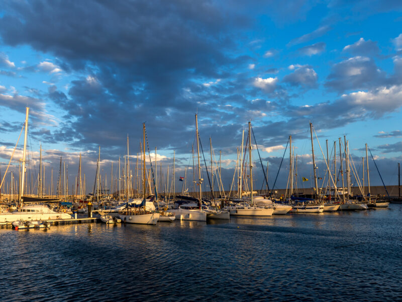 Beautiful,Sunset,In,Marina,San,Miguel,,Tenerife,,Canaries
