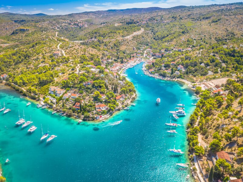 A,Scenic,View,Of,Bobovi?a,Na,Moru,On,Bra?,Island,