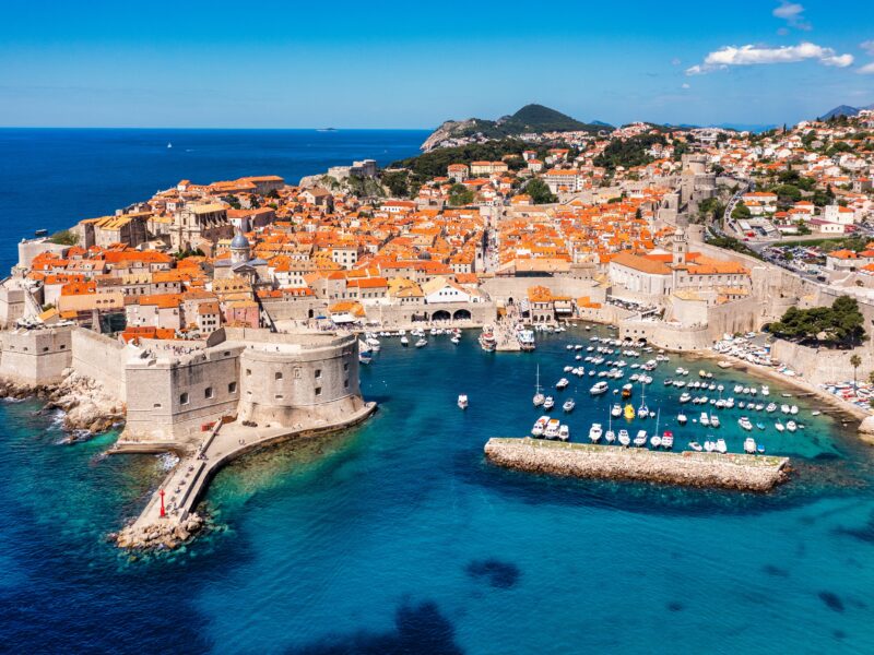 Dubrovnik,A,City,In,Southern,Croatia,Fronting,The,Adriatic,Sea,
