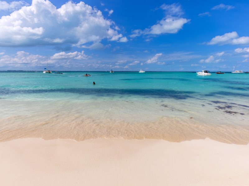 Serene,Turquoise,Isla,Mujeres,Beach,Playa,Norte,Famous,For,Emerald
