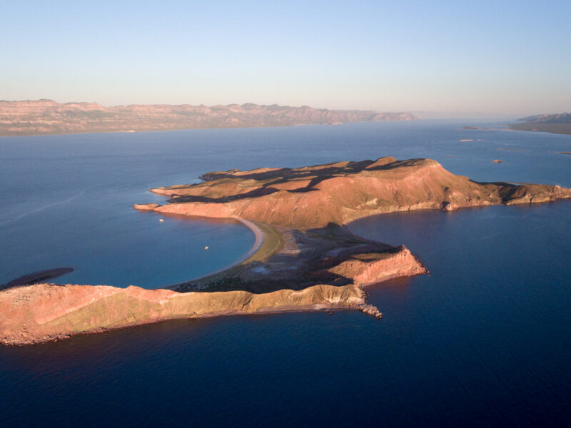 Aerial,Panoramic,Views,Of,Isla,San,Francisco,,Baja,California,Sur,