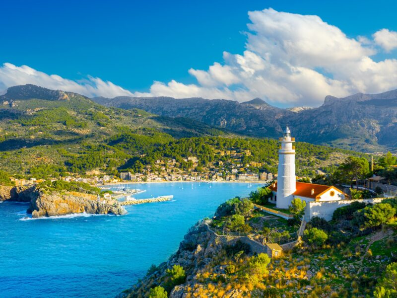 Beautiful,Harbour,Of,Port,De,Soller,,Mallorca,,Balearic,Islands,,Spain
