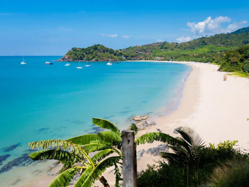 Summer,Seascape,On,Tropical,Koh,Lanta,Island,In,Thailand.,Landscape