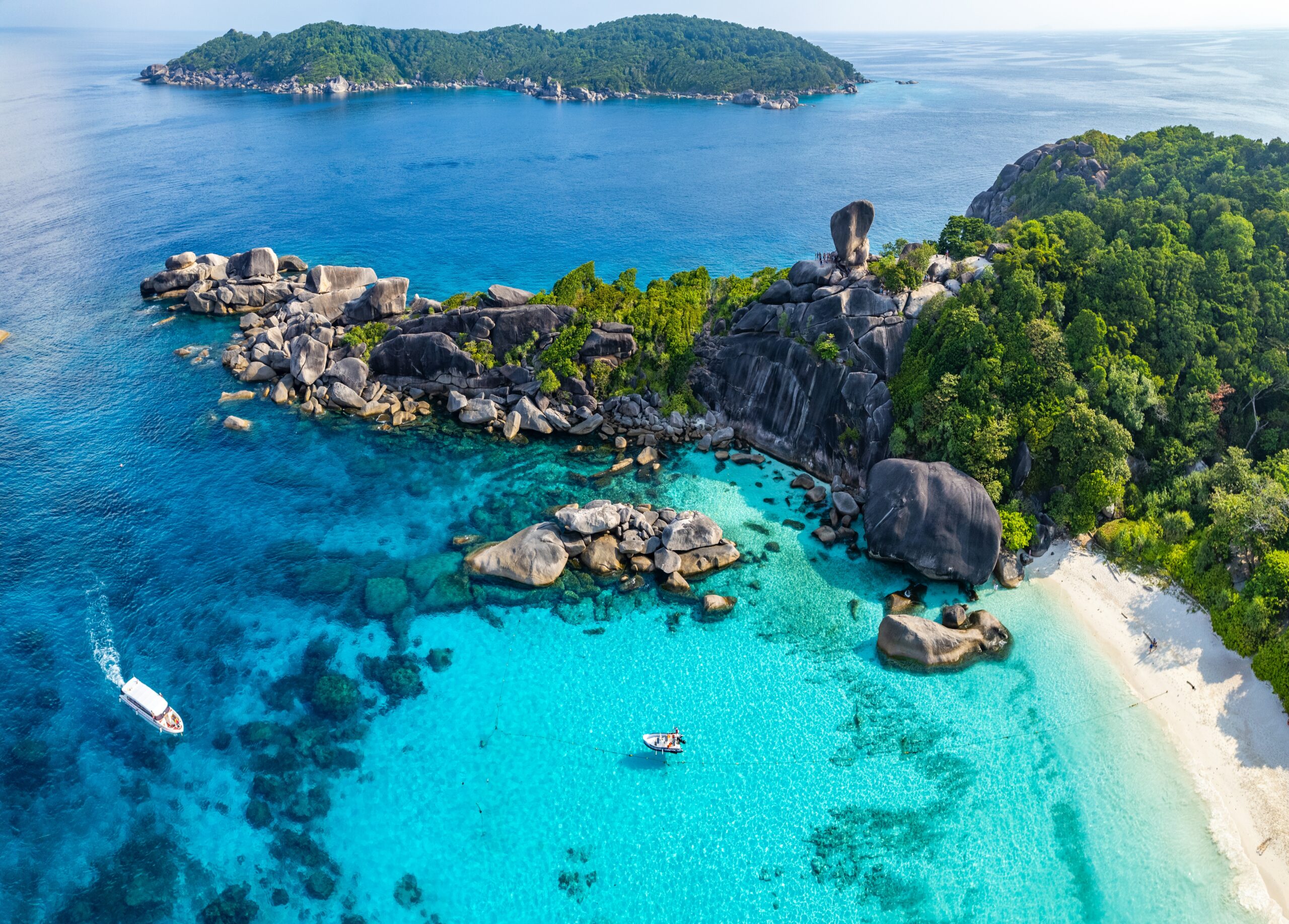 Aerial,View,Of,Similan,Island,In,Phang,Nga,,Thailand