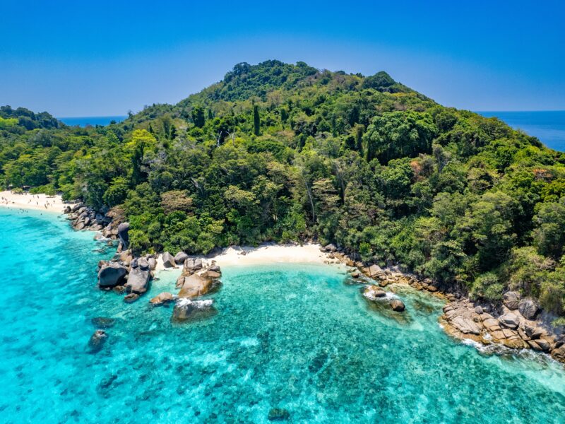 Aerial,View,Of,Similan,Island,In,Phang,Nga,,Thailand